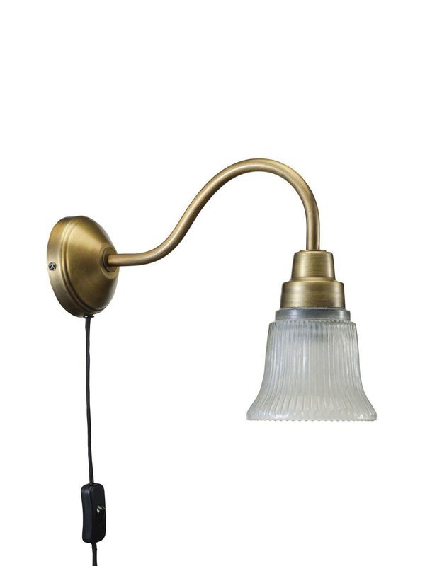 PR Home Emmi Vägglampa Antikmässing 34 cm