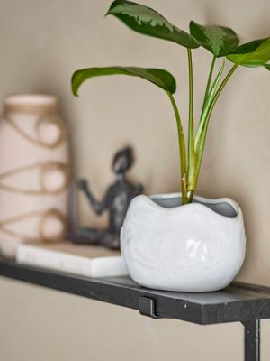 Kruka Vit Stengods Pennie | Bloomingville