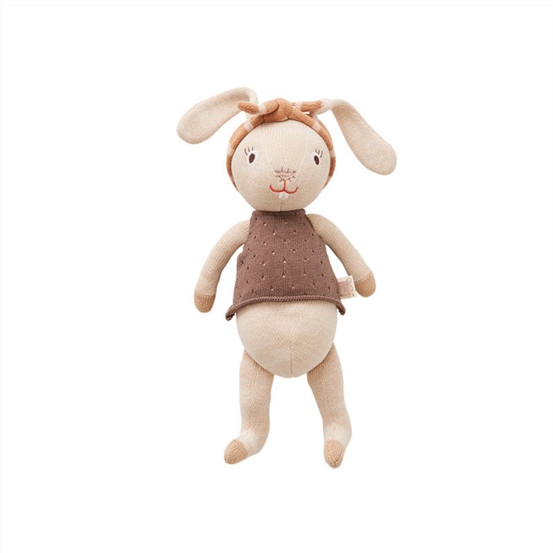 Mjukisdjur Beige Bomull. Återvunnen polyesterfyllning OYOY MINI