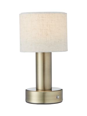 PR Home Tiara Bordslampa Laddbar antikmässing