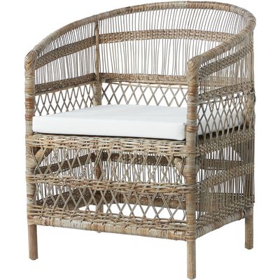 Lene Bjerre Norah Stol Natur Rotting H80 cm