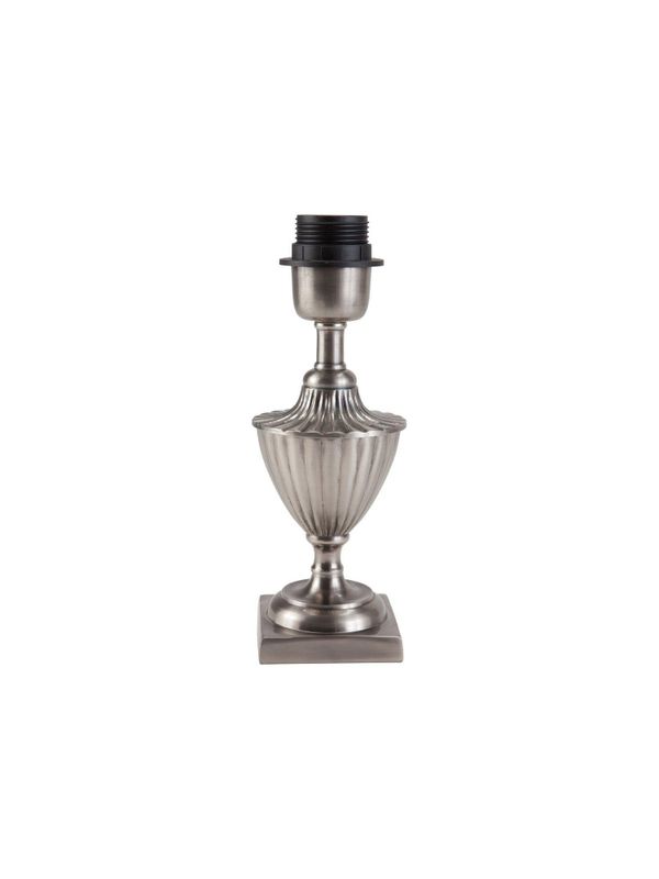 Pollino Lampfot Antiksilver 24cm | PR Home