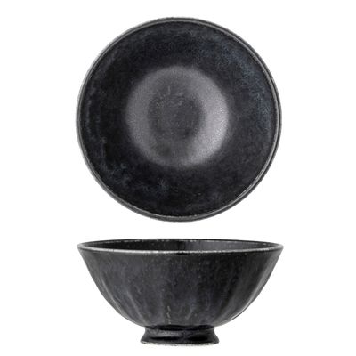 Skål Svart Porslin Yoko Set om 4 | Bloomingville