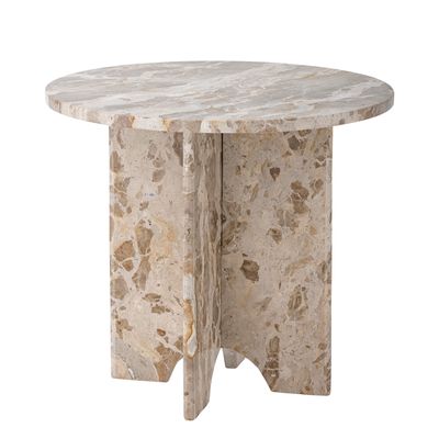 Sidobord Brun Marmor Jasmia | Bloomingville