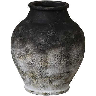 Lene Bjerre Anna Vas Svart Keramik H33 cm