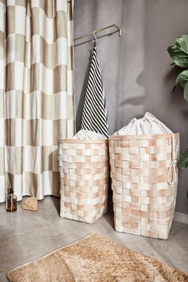 OYOY Schack Duschdraperi Lera/Off-White Polyester