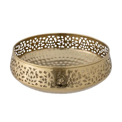 Dekorationsskål Guld Metall Aisha | Bloomingville