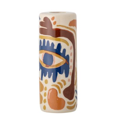 Ljusstake Orange Stengods Horus | Bloomingville