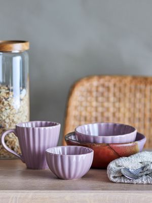 Mugg Rosa Stengods Latina | Bloomingville