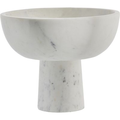 Lene Bjerre Ellia Skål Vit Marmor H20.5 cm