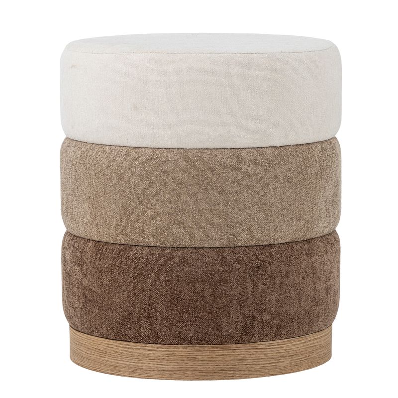 Sittpuff Brun Polyester Bilbao | Bloomingville