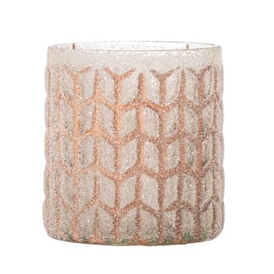 Värmeljushållare Rosa Återvunnet glas Esther | Bloomingville