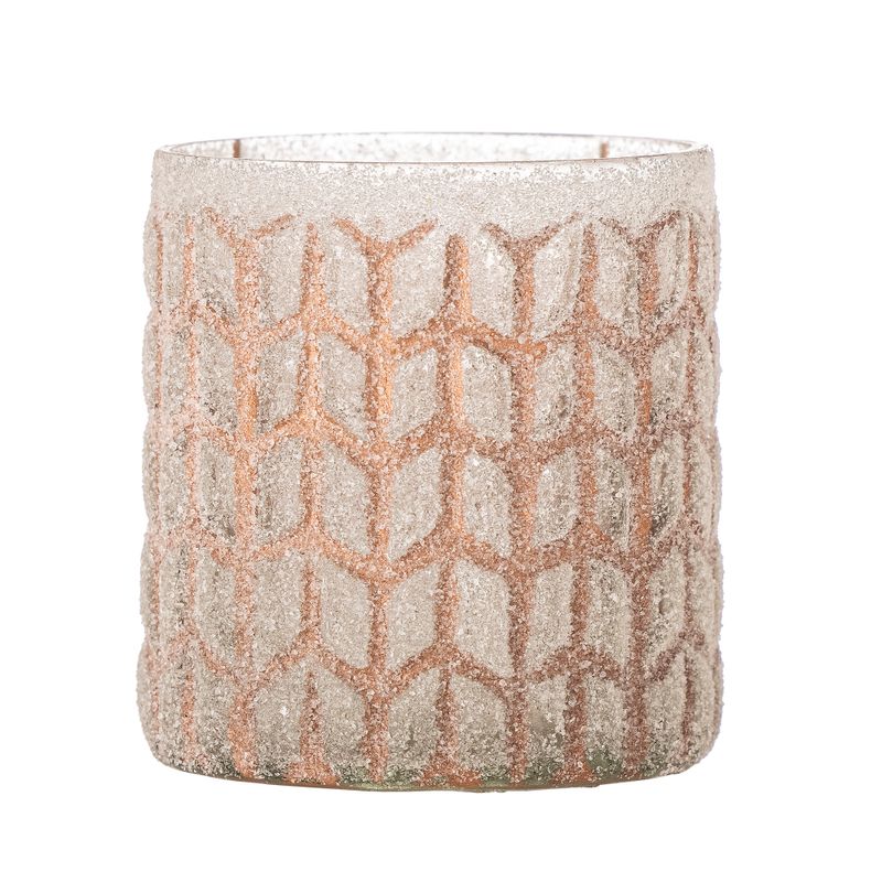 Värmeljushållare Rosa Återvunnet glas Esther | Bloomingville