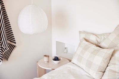 Lune Marmor Soffbord Natur/Vit Aska Oyoy Living Ø50cm
