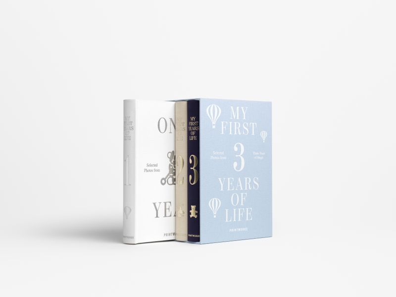 Fotobok Bebis 3-pack - My First 3 Years