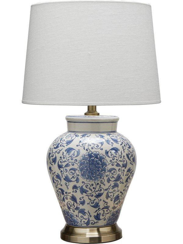 PR Home Bordslampa Fang Hong Med lampskärm 58 cm Vit