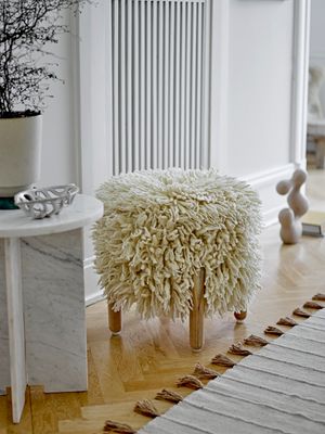 Dekorationsskål Vit Stengods Foligno | Bloomingville