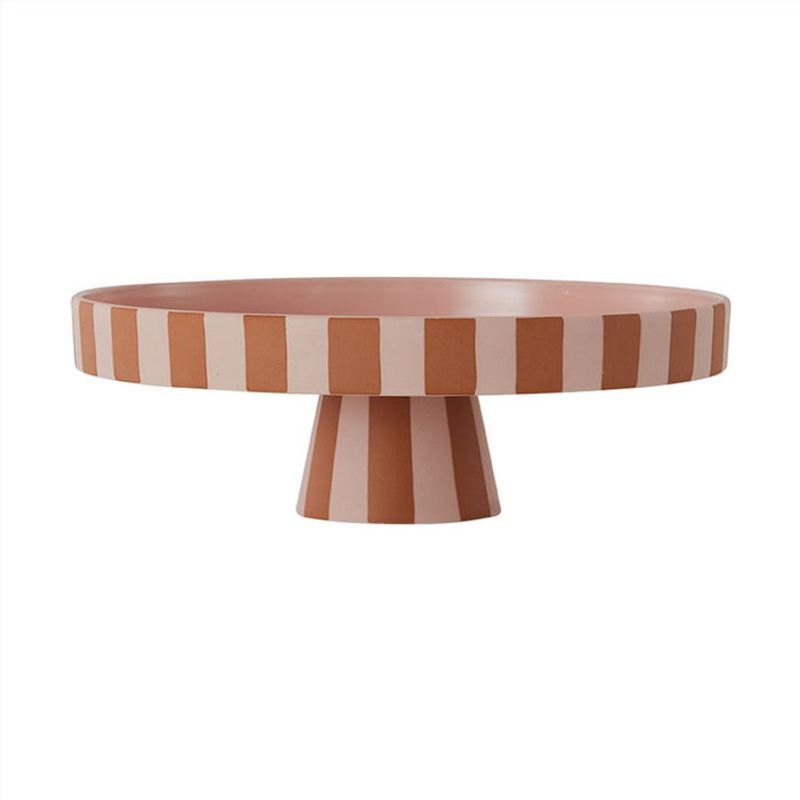 Toppu Bricka Kola/Rosa Stengods Oyoy Living Ø27cm