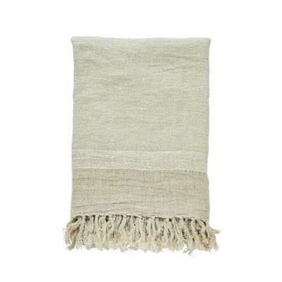 Lene Bjerre Ana Pläd Linne 170x130 cm