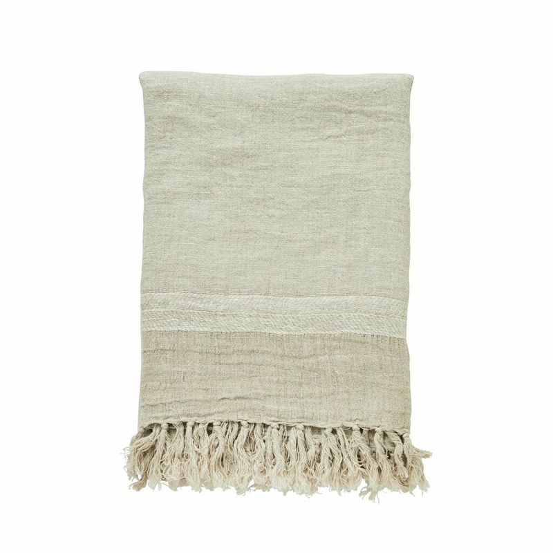 Lene Bjerre Ana Pläd Linne 170x130 cm