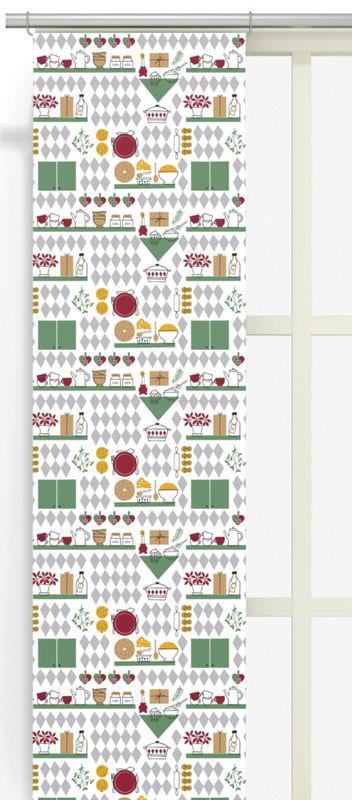 Julköket grön panellängd 2 pack Arvidssons Textil