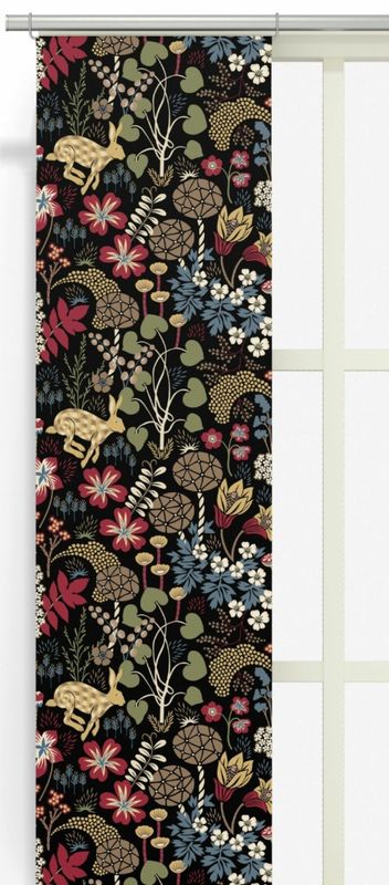 Lyckeflykt röd/brun panellängd 2 pack Arvidssons Textil