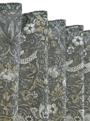 Svanefors Vilja Gardin 2-pack Grå 130x250 cm