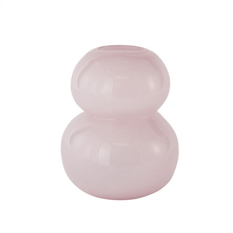 Lasi Vas Rosa Glas Oyoy Living Ø25.5cm