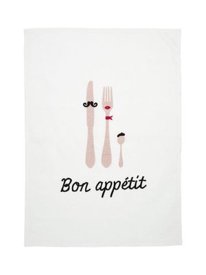 Svanefors Bon Appetit Kökshandduk Rosa 50x70 cm