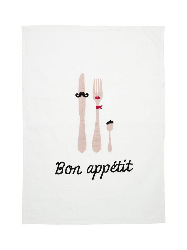 Svanefors Bon Appetit Kökshandduk Rosa 50x70 cm