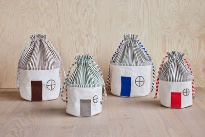 Förvaring Optisk blå Bomull OYOY MINI