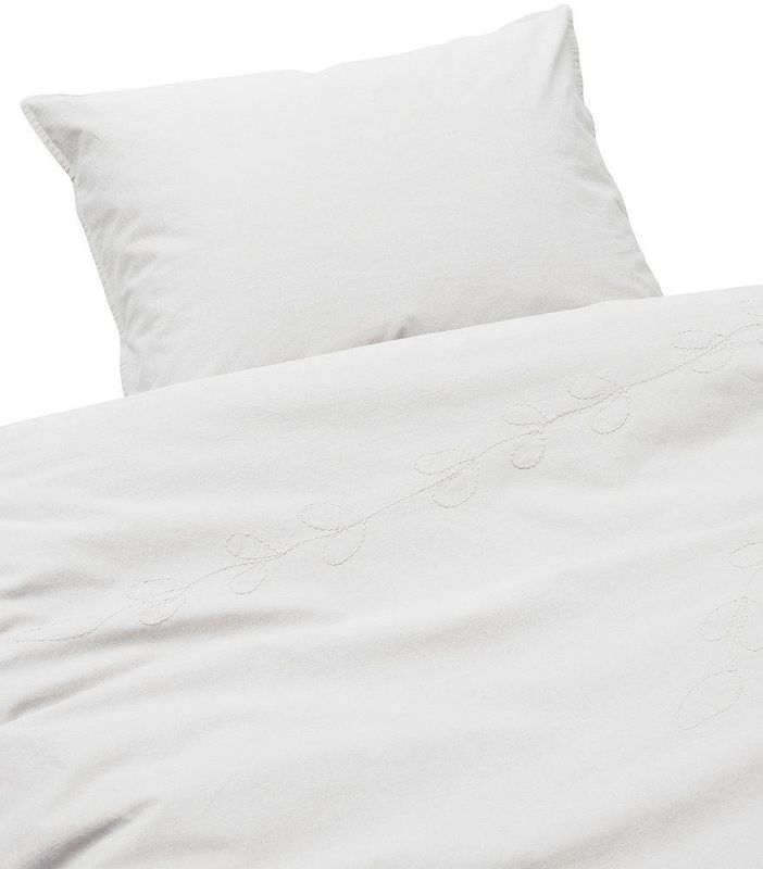 Svanefors Amie Brodyr Bäddset Offwhite 150x210 cm