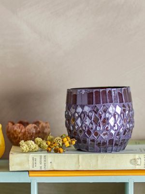 Ljuslykta Brun Återvunnet glas | Bloomingville Creative