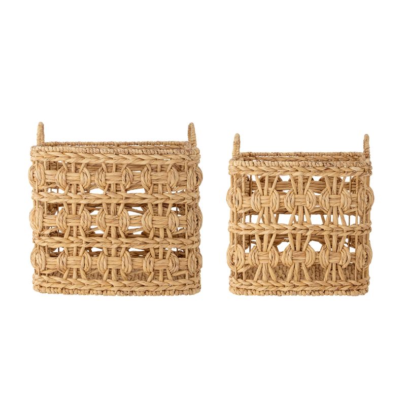 Korg Natur Vattenhyacint Marnie Set om 2 | Bloomingville