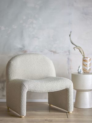 Neel Loungefåtölj Natur Polyester H74cm Bloomingville