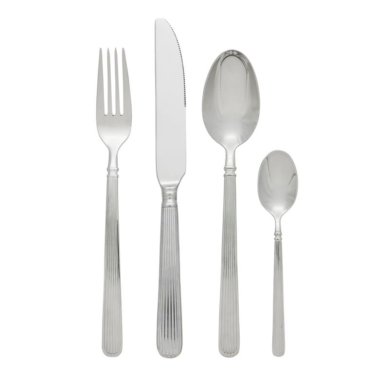 Bestick Delia Silver Polyester Lene Bjerre