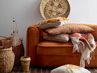 Soffa Brun Polyester | Bloomingville Creative
