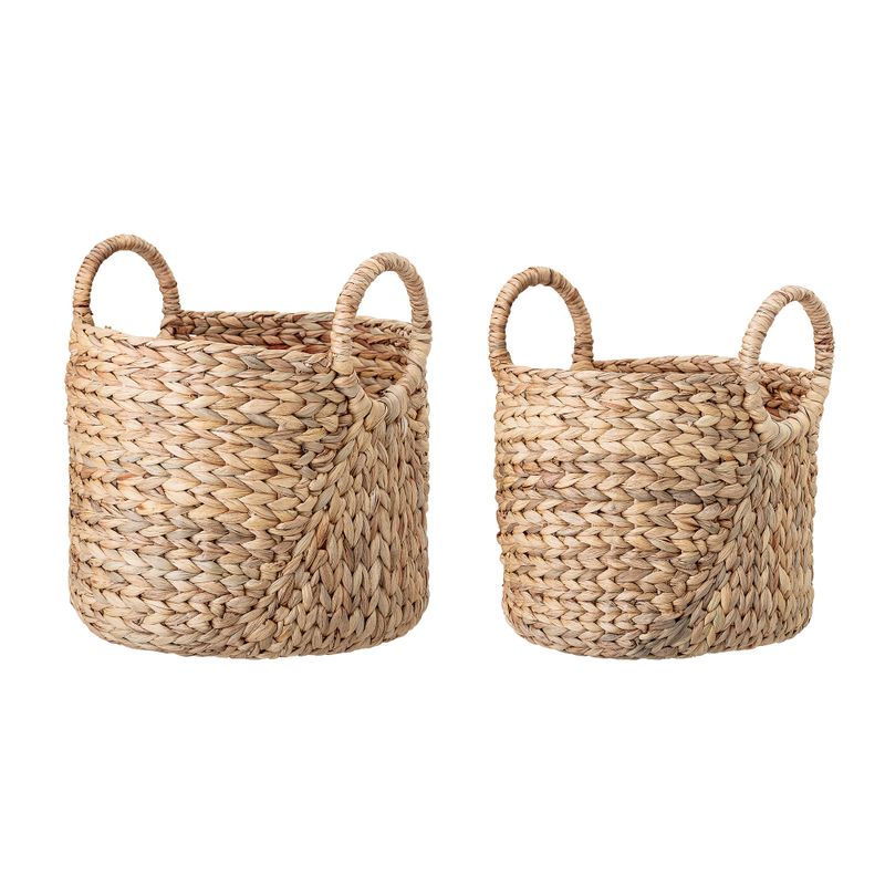 Korg Natur Vattenhyacint Tavrin Set om 2 | Bloomingville