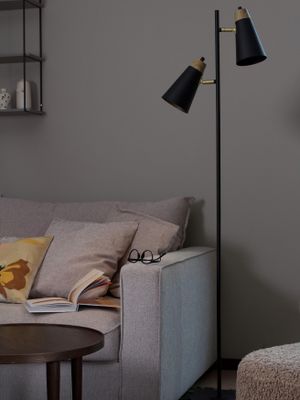 PR Home Wien Golvlampa Svart 2-arm 157cm