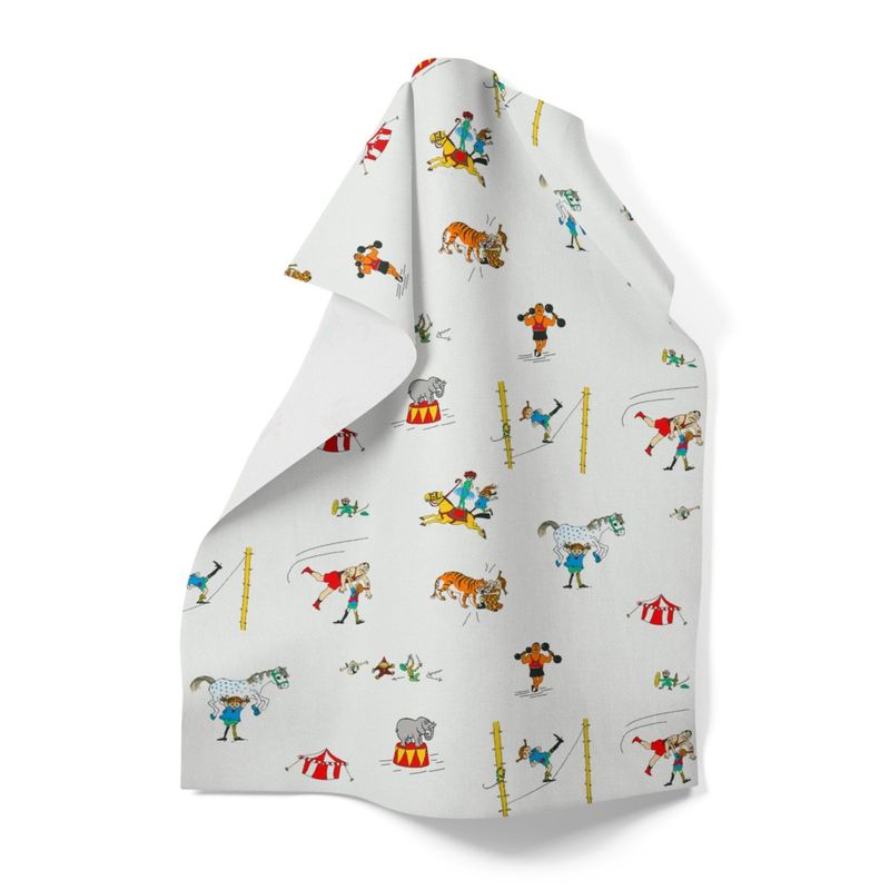 Pippi På Cirkus offwhite handduk Arvidssons Textil