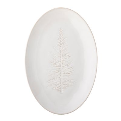 Serveringsfat Natur Stengods Winter | Bloomingville