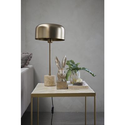 Lene Bjerre Ellia Burk 9x6 cm Marmor Vit