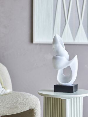 Alistair Dekoration Vit Polyresin L19 cm Bloomingville