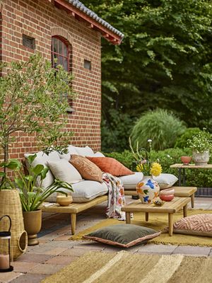 Cesano Lounge set Natur Akacia L90 cm Set om 3 Bloomingville