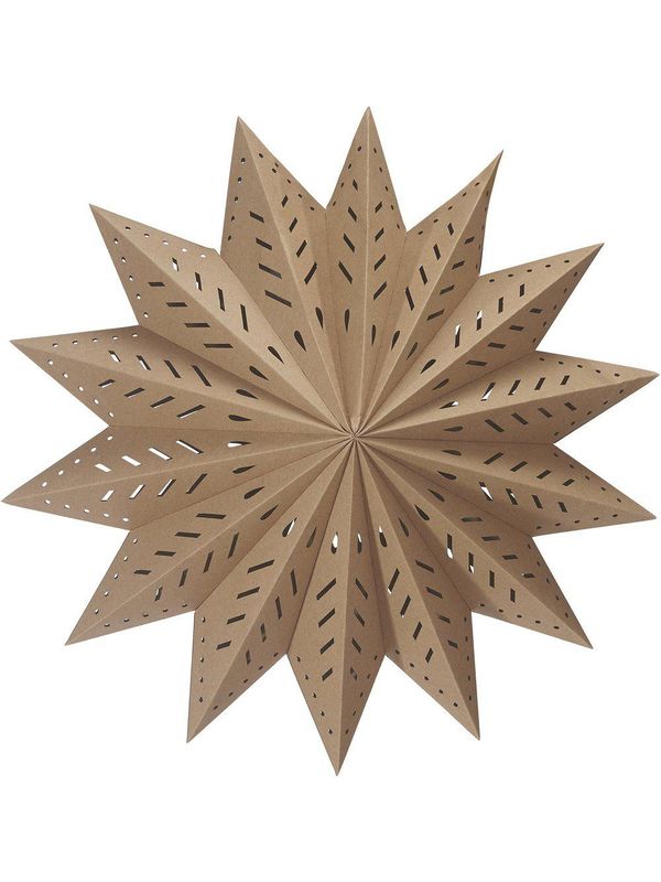 PR Home Alfa Julstjärna Brun 50cm