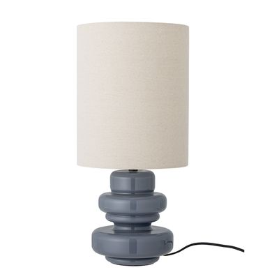 Fabiola Table lamp Blå Glas Ø24cm Bloomingville