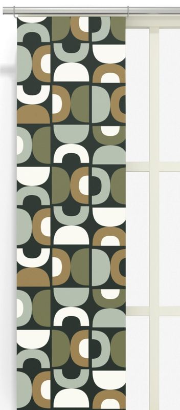 Spiraldans grön panellängd 2 pack Arvidssons Textil