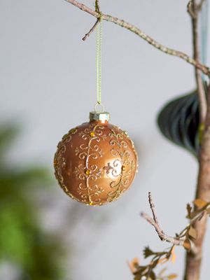 Prydnad Guld Glas Ciri | Bloomingville