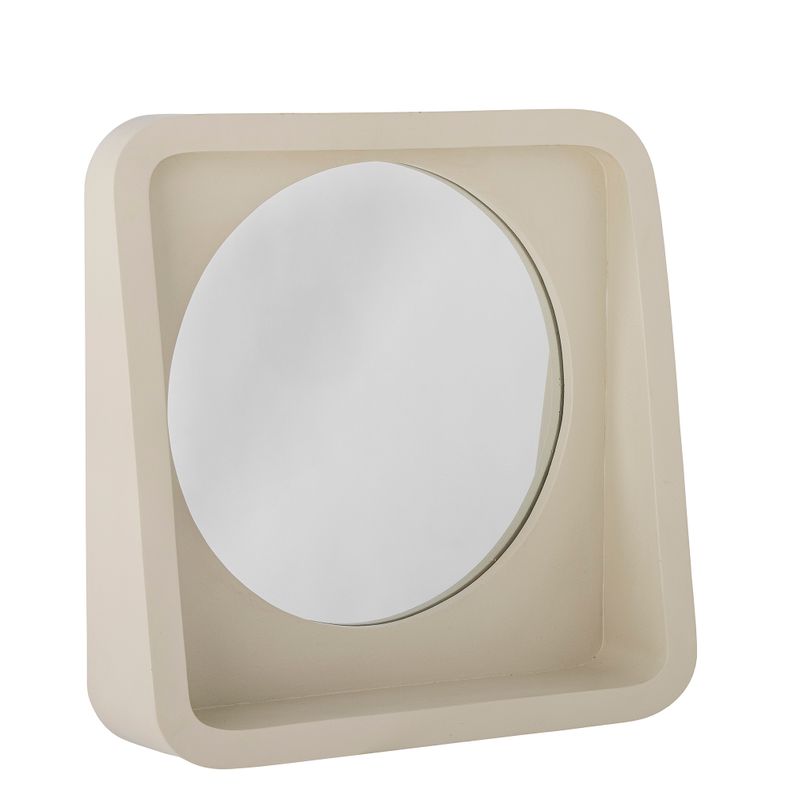 Spegel med hylla Natur Polyresin Phoebe | Bloomingville