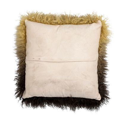 Kudde Brun Tibetanskt lammskinn Pansy | Bloomingville